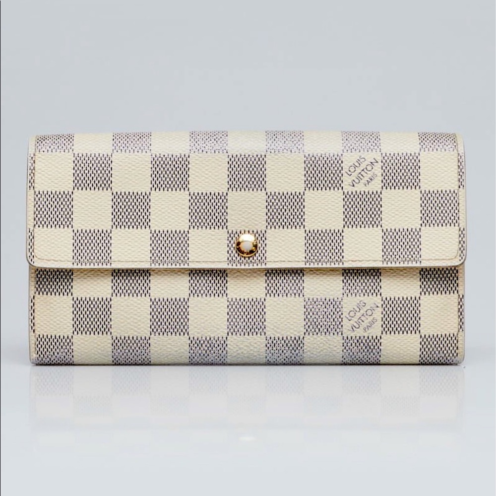 Louis Vuitton White Sarah Wallet